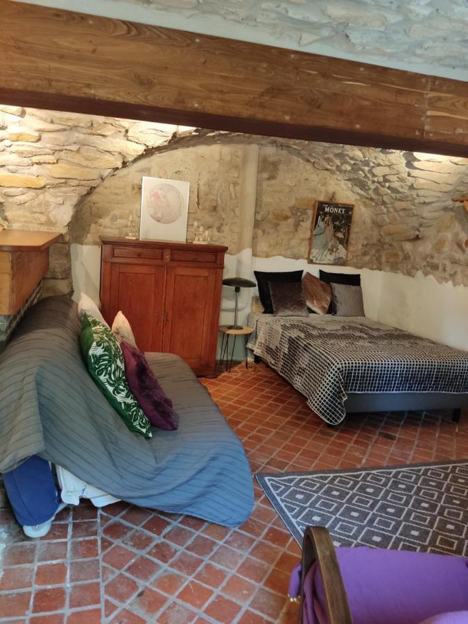 Ardeche Les Cigales, Studio Murier Piscine Partagee 그로스피에르 외부 사진