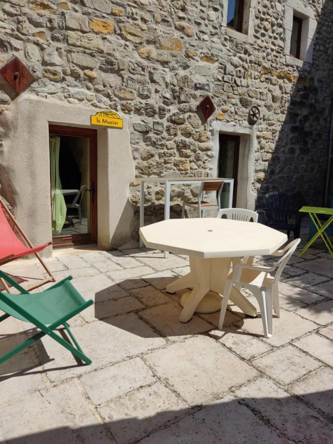 Ardeche Les Cigales, Studio Murier Piscine Partagee 그로스피에르 외부 사진